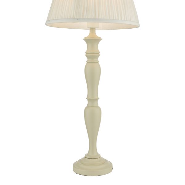 Caycee Table Lamp Cream Base Only - Image 3