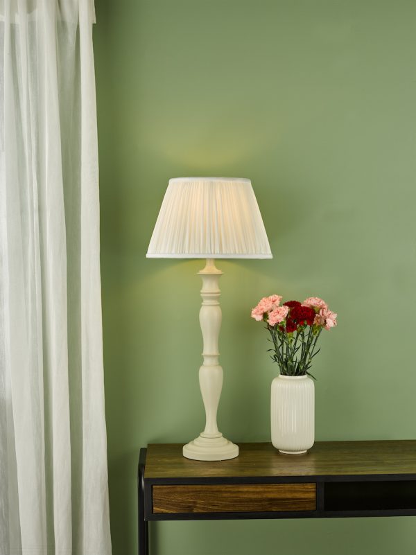 Caycee Table Lamp Cream Base Only - Image 5