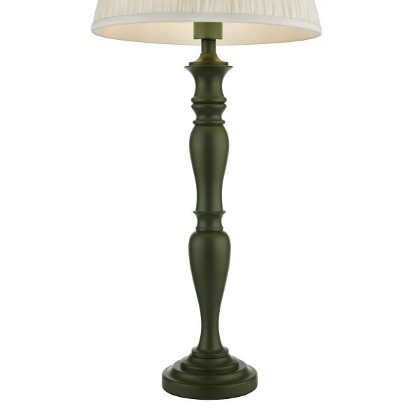 Caycee Table Lamp Green Base Only - Image 3