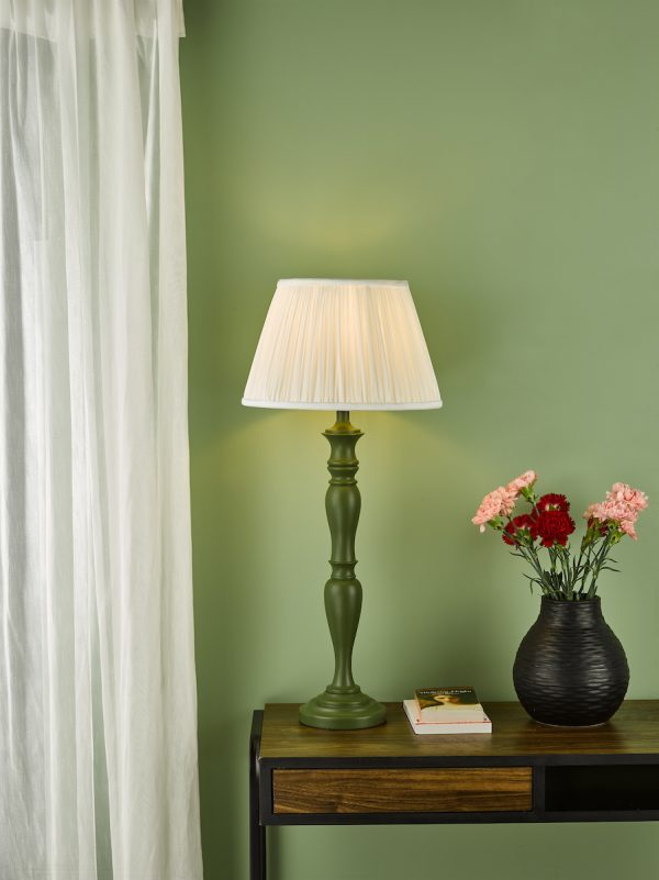 Caycee Table Lamp Green Base Only - Image 5