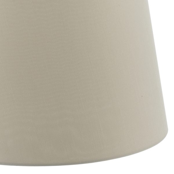 Cezanne Ecru Faux Silk Tapered Drum Shade 35cm - Image 3