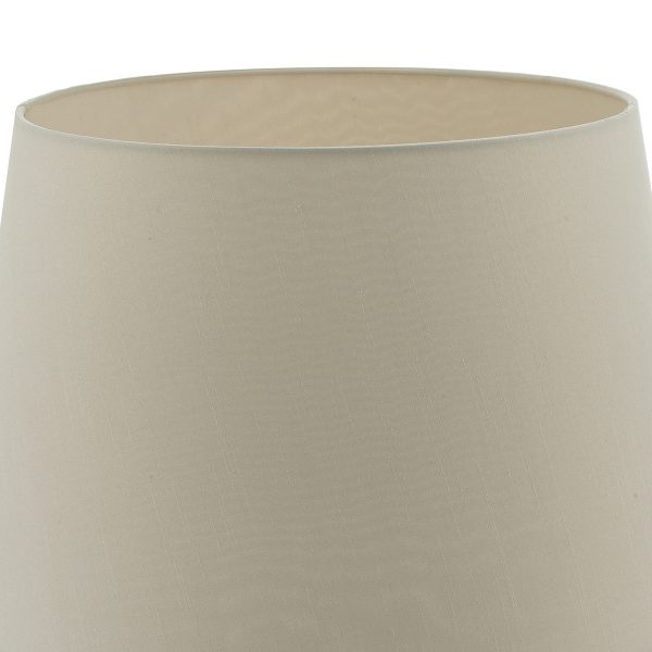 Cezanne Ecru Faux Silk Tapered Drum Shade 40cm - Image 4
