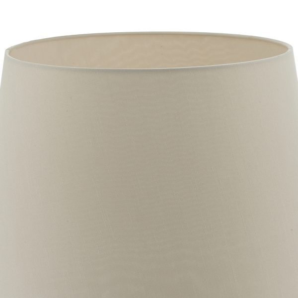 Cezanne Ecru Faux Silk Tapered Drum Shade 45cm - Image 4