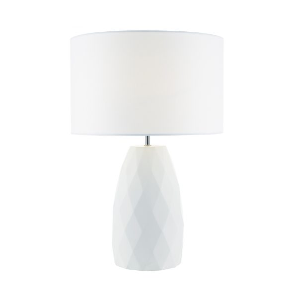 Ciara Table Lamp White With Shade