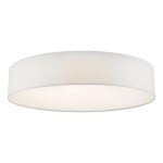 Cierro 6 Light Flush Ivory 80cm