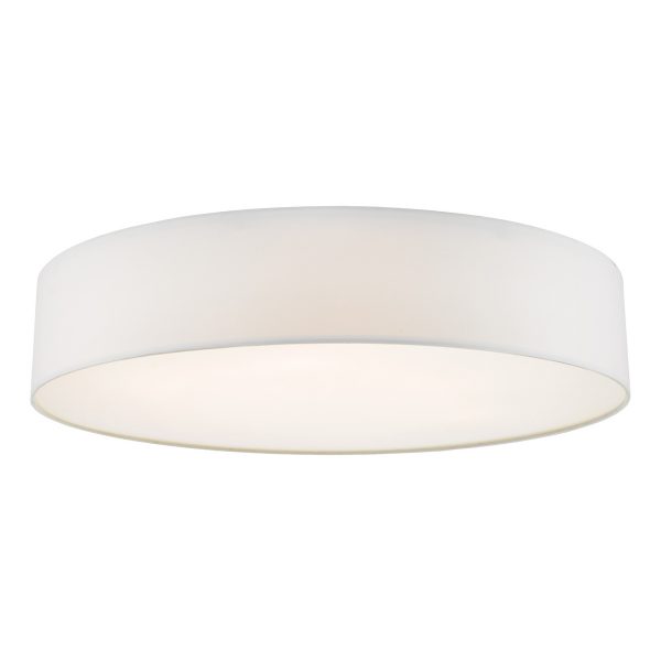 Cierro 6 Light Flush Ivory 80cm