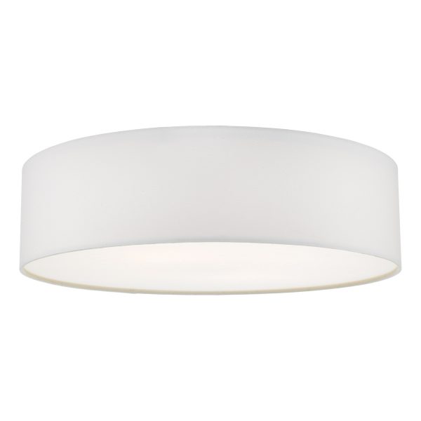 Cierro 4 Light Flush Ivory 60cm