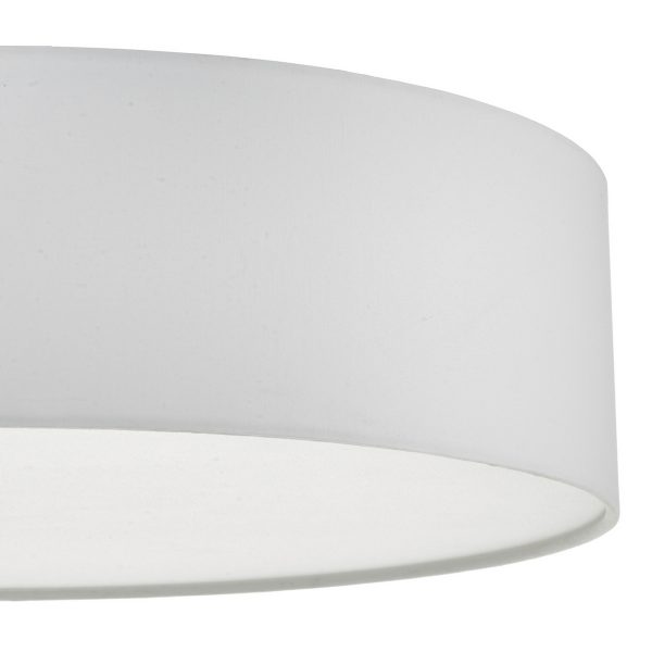 Cierro 4 Light Flush Ivory 60cm - Image 4