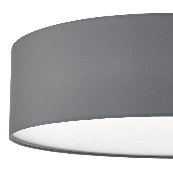 Cierro 4 Light Flush Grey 60cm - Image 3