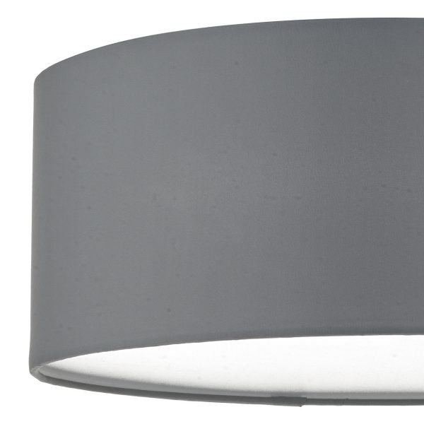 Cierro 3 Light Flush Grey 40cm - Image 3
