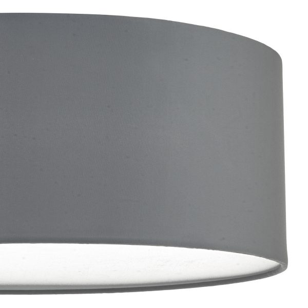Cierro 3 Light Flush Grey 40cm - Image 4