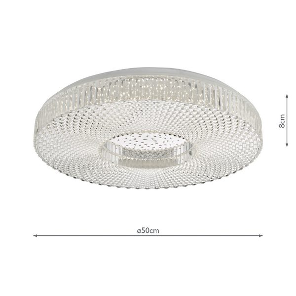 Cimona Flush Acrylic Large LED - Image 6