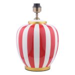 Circus Ceramic Table Lamp Yellow & White Base Only