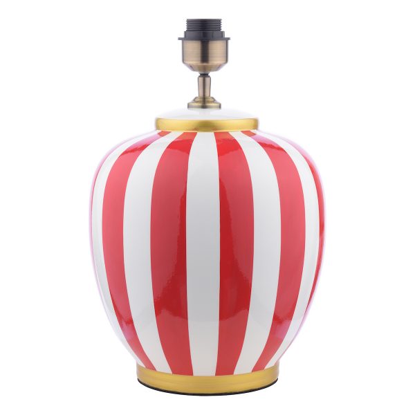 Circus Ceramic Table Lamp Yellow & White Base Only