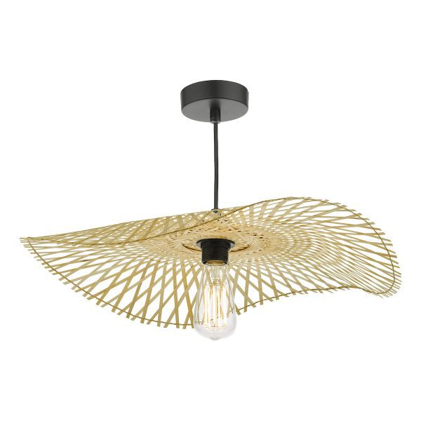 Deja Easy Fit Pendant Natural Rattan