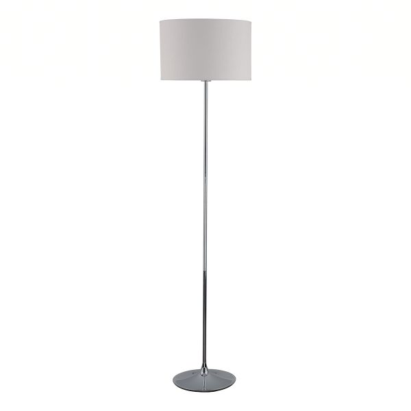 Delta Floor Lamp Polished Chrome With Shade - Image 2