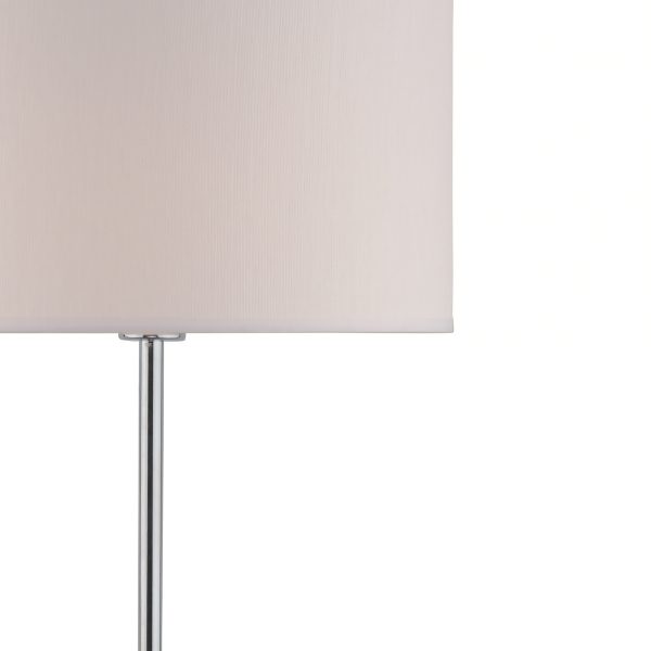 Delta Floor Lamp Polished Chrome With Shade - Image 3