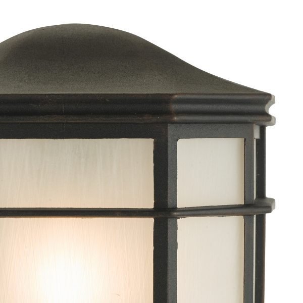 Dulbecco Outdoor Wall Light Black Opal Acrylic IP44 - Image 2