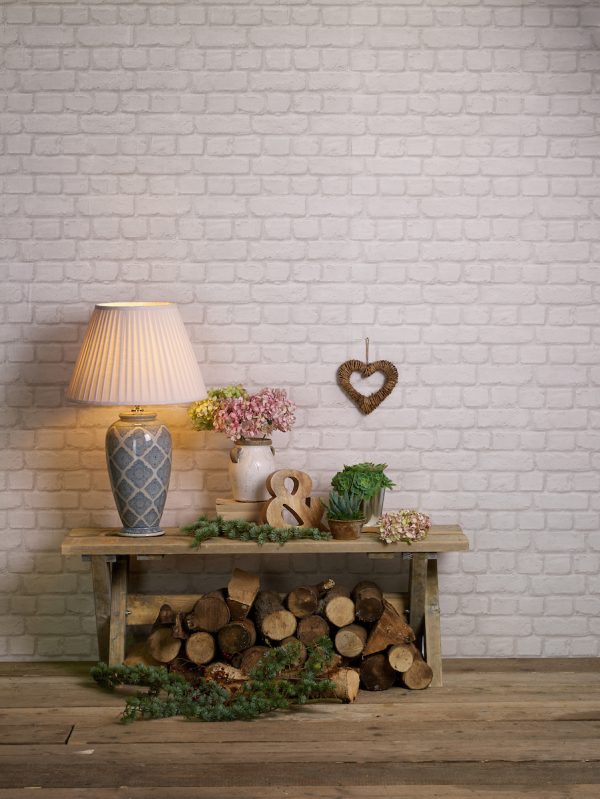 Ely Table Lamp Blue/White Base Only - Image 5