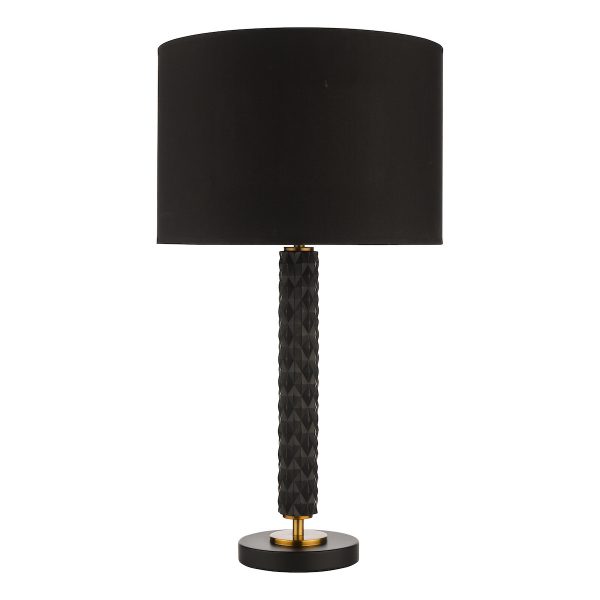 Emani Table Lamp Black Aged Gold Base Only - Image 2