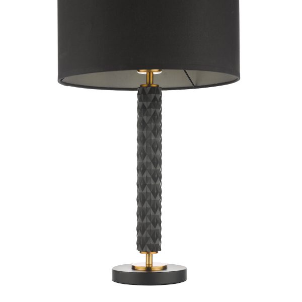Emani Table Lamp Black Aged Gold Base Only - Image 3