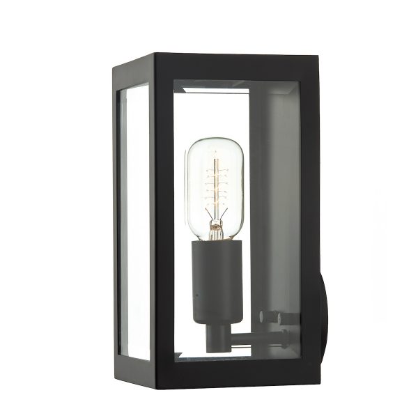 Era Outdoor Wall Light Black Glass IP44 - Image 2