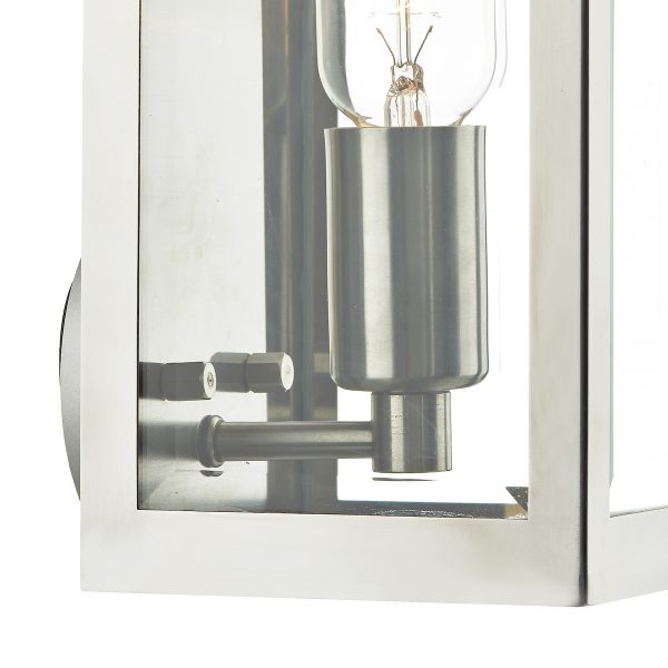 Era Outdoor Wall Light Stainless Steel Glass IP44 - Image 4