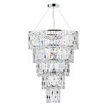 Escala 6 Light Round Crystal Pendant