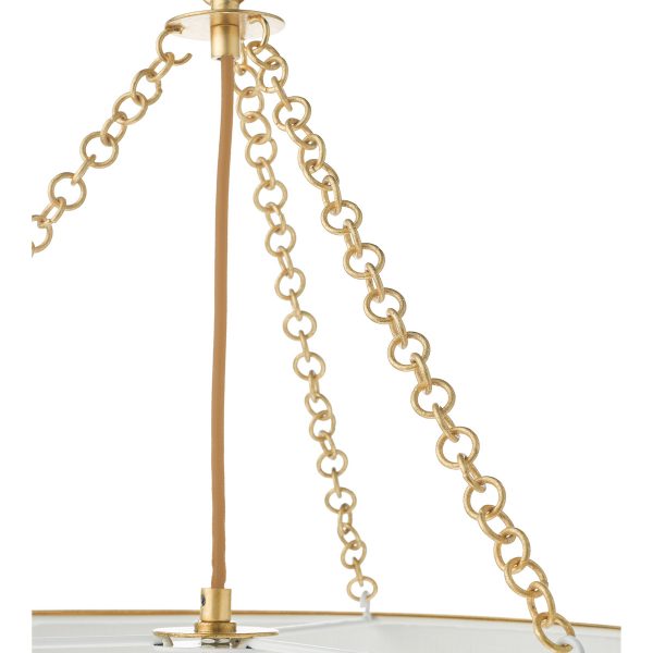 Fenella 5 Light Pendant Gold Leaf - Image 5