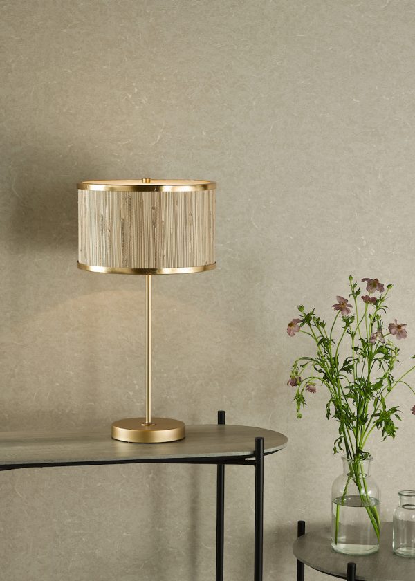 Fenella Table Lamp Gold Leaf - Image 4