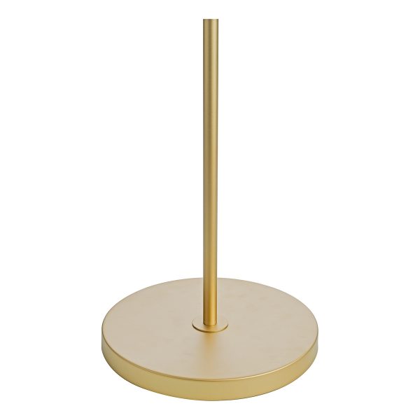 Fenella 3 Light Floor Lamp Gold Leaf and Seagrass - Image 3