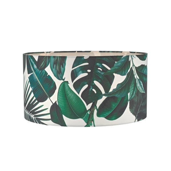 Filip Green Leaf Print Easy Fit Shade 35cm - Image 2