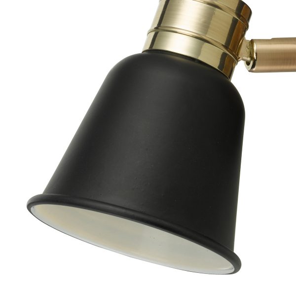 Fry Single Wall Spotlight Black & Rose Gold - Image 2