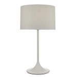 Funchal Table Lamp Grey With Shade