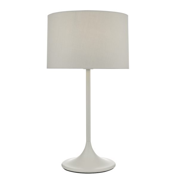 Funchal Table Lamp Grey With Shade