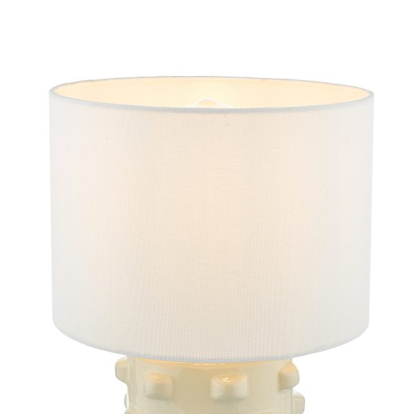Georgina Table Lamp White With Shade - Image 3