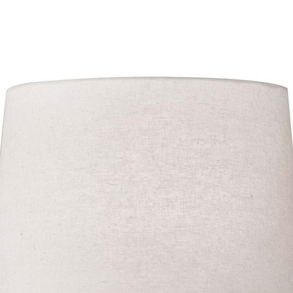 Griffith Grey Linen Tapered Drum Shade 30cm - Image 2