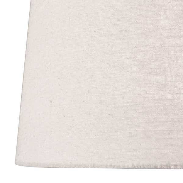 Griffith Grey Linen Tapered Drum Shade 30cm - Image 3