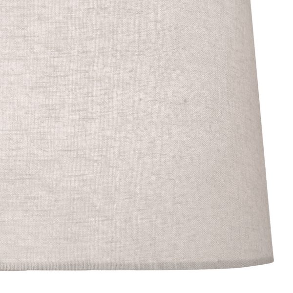 Griffith Grey Linen Tapered Drum Shade 30cm - Image 4