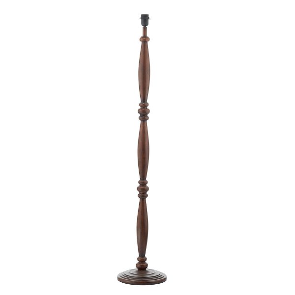 Hayward Floor Lamp Dark Wood Base Only - Image 3