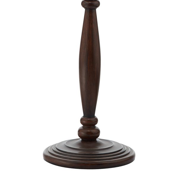 Hayward Floor Lamp Dark Wood Base Only - Image 4