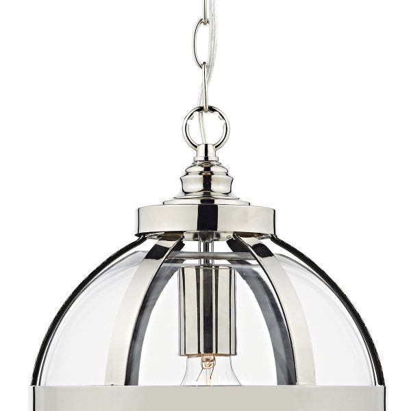 Heath 1 Light Pendant Polished Nickel - Image 3