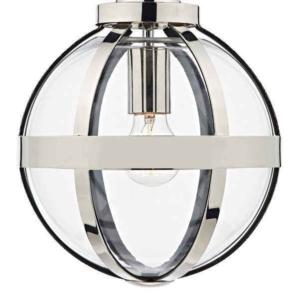 Heath 1 Light Pendant Polished Nickel - Image 4