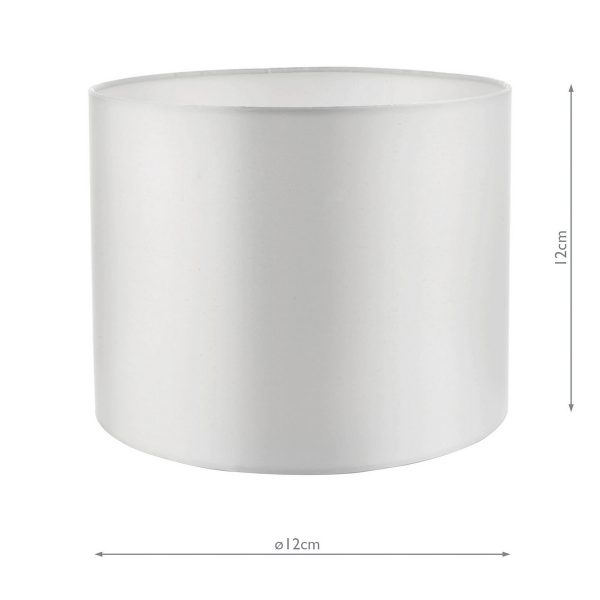 Hilda Ivory Faux Silk Shade 12cm - Image 6
