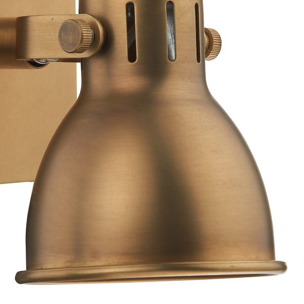 Idaho Single Wall Spotlight Natural Brass - Image 3