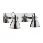 Idaho 2 Light Wall Spotlight Natural Chrome