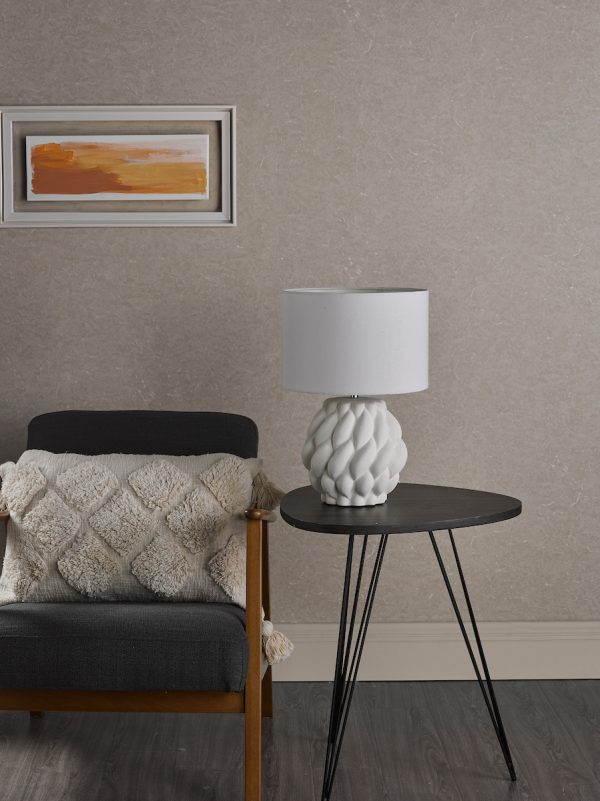 Idonia Table Lamp White With Shade - Image 6