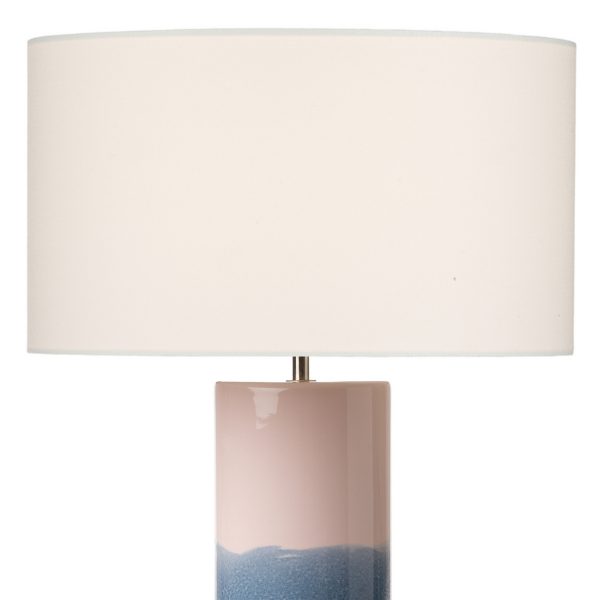 Ignatio Table Lamp Ceramic Pink & Blue Base Only - Image 2