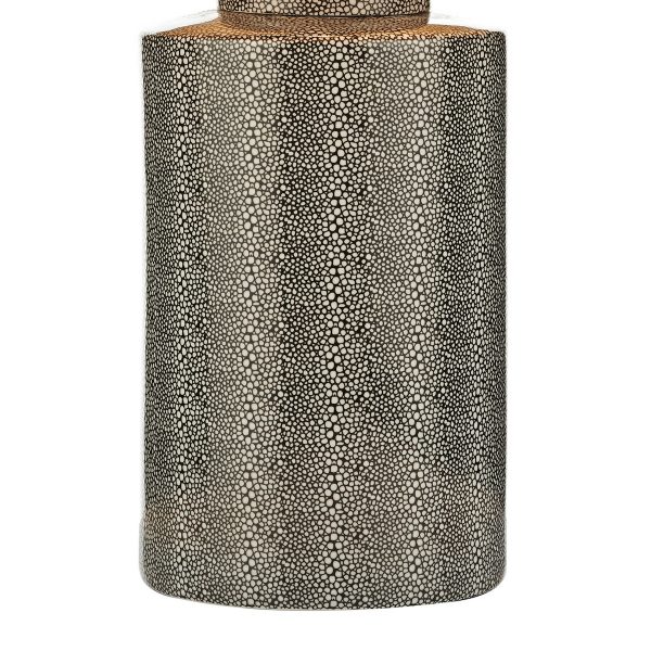 Igor Table Lamp Grey Shagreen Base Only - Image 2