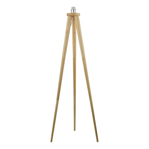 Ivor Tripod Floor Lamp Light Oak Base Only - Image 3